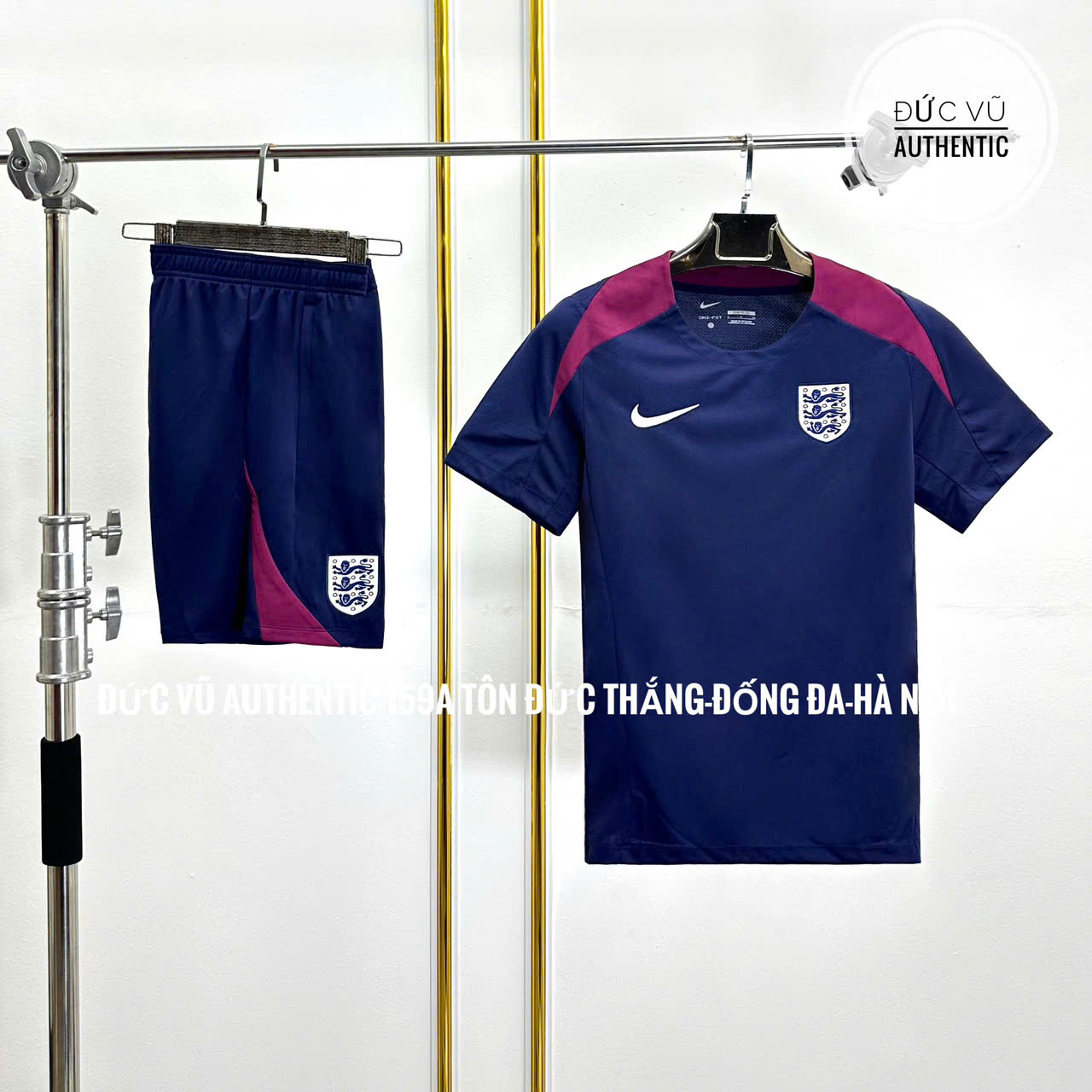 Set thể thao đội tuyển Anh xanh phối tím Nike