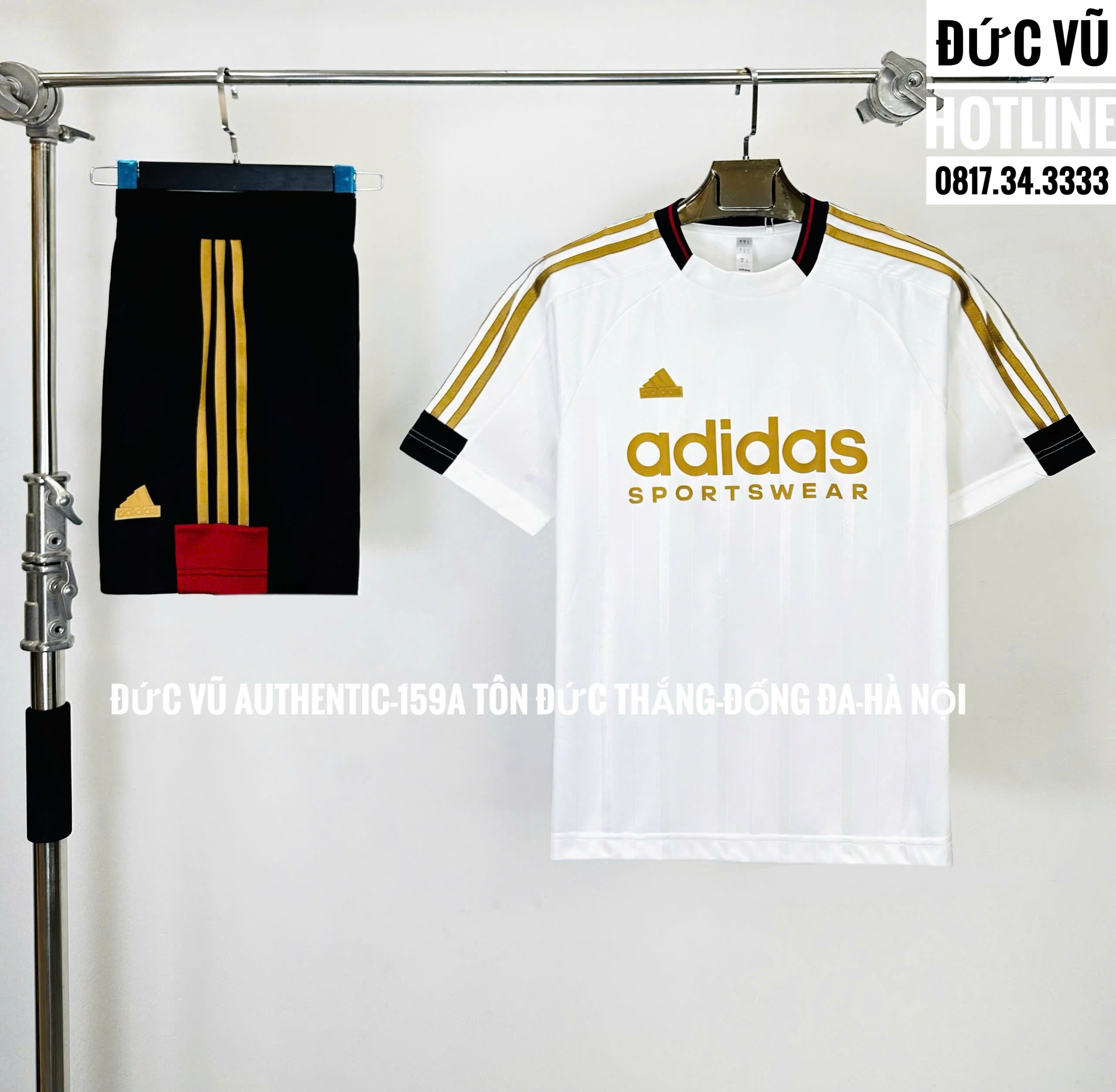 Set thể thao Adidas Sportswear Trắng Vàng Gold