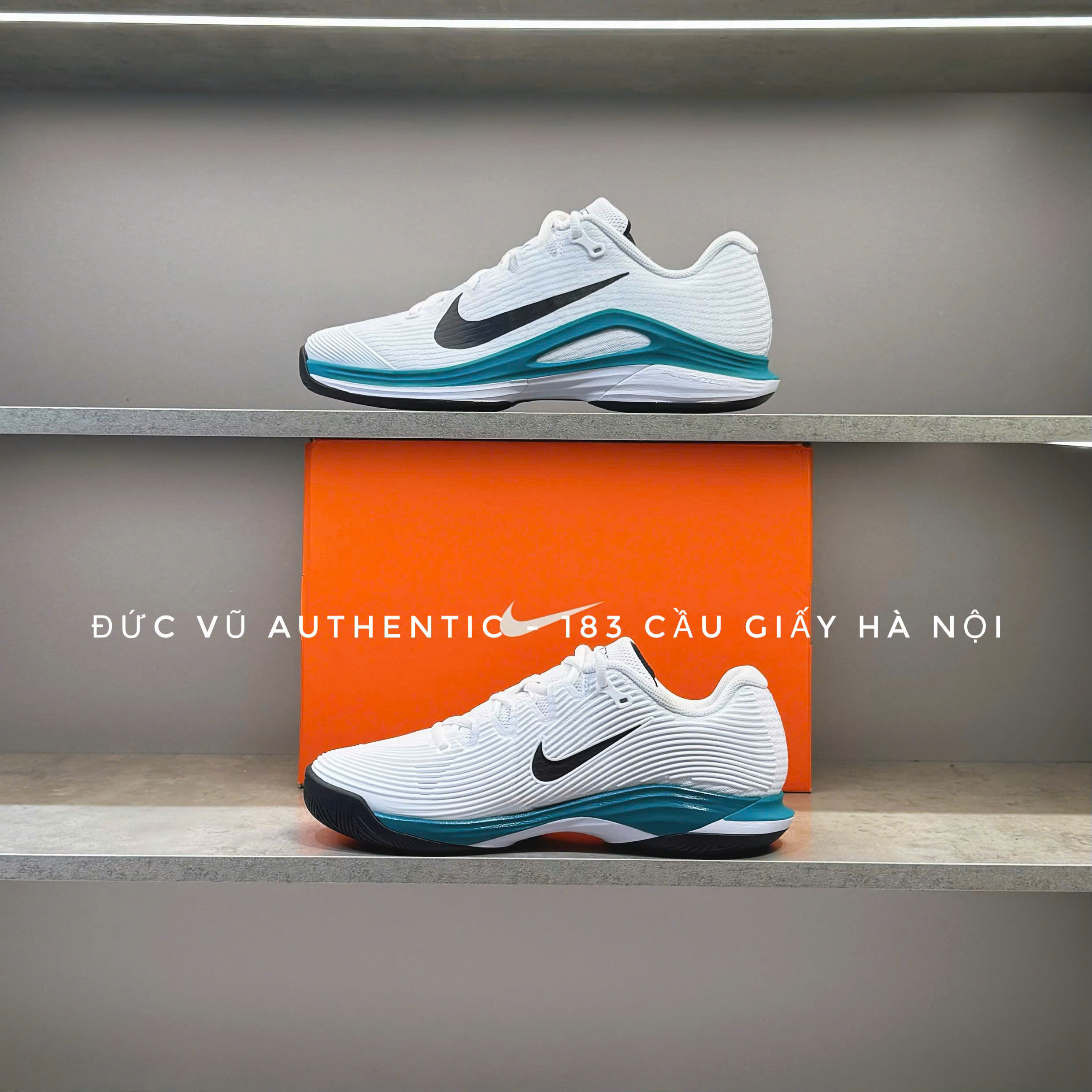 NikeCourt Air Zoom Vapor Pro 2 White Teal Black