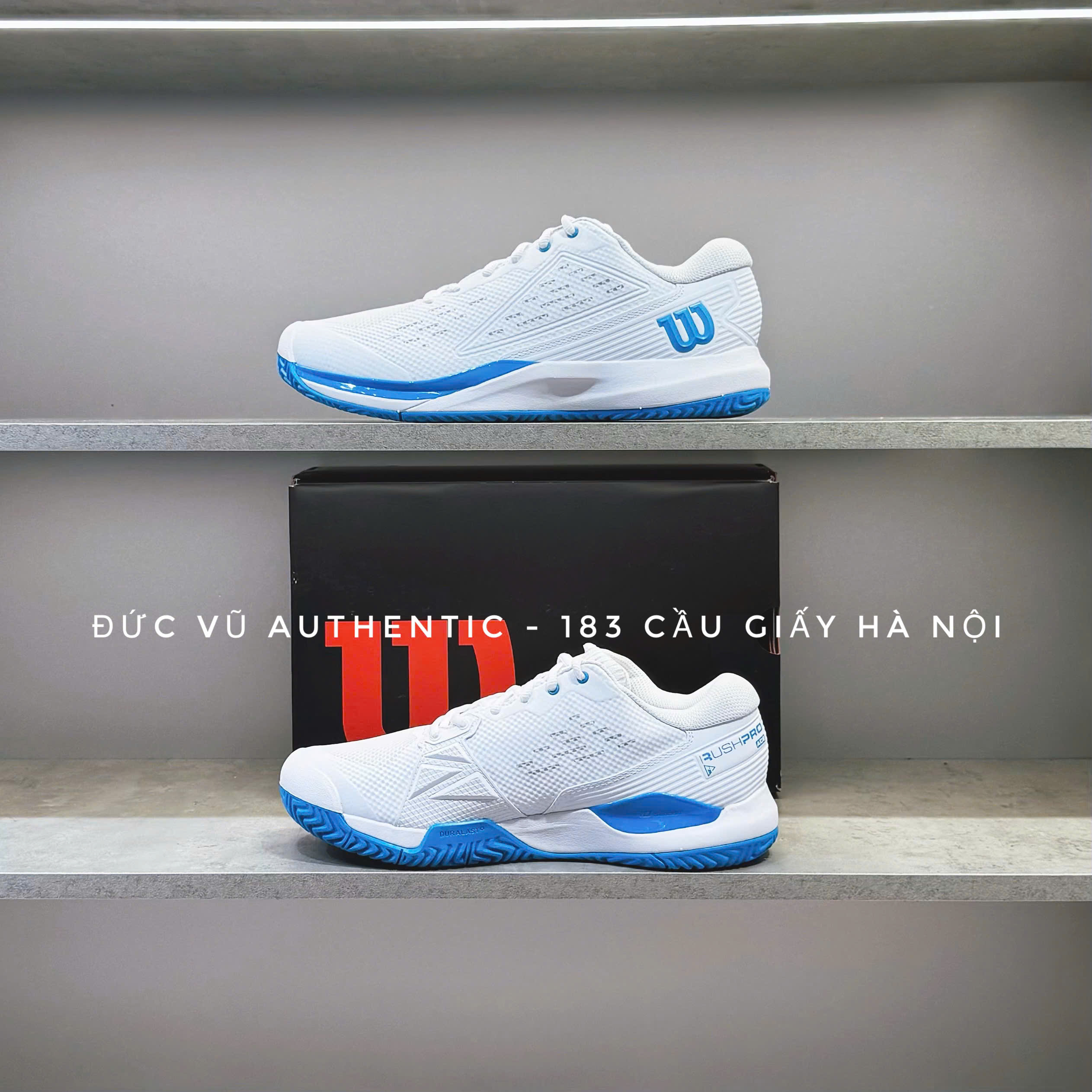 Wilson Rush Pro 4.0 White Blue