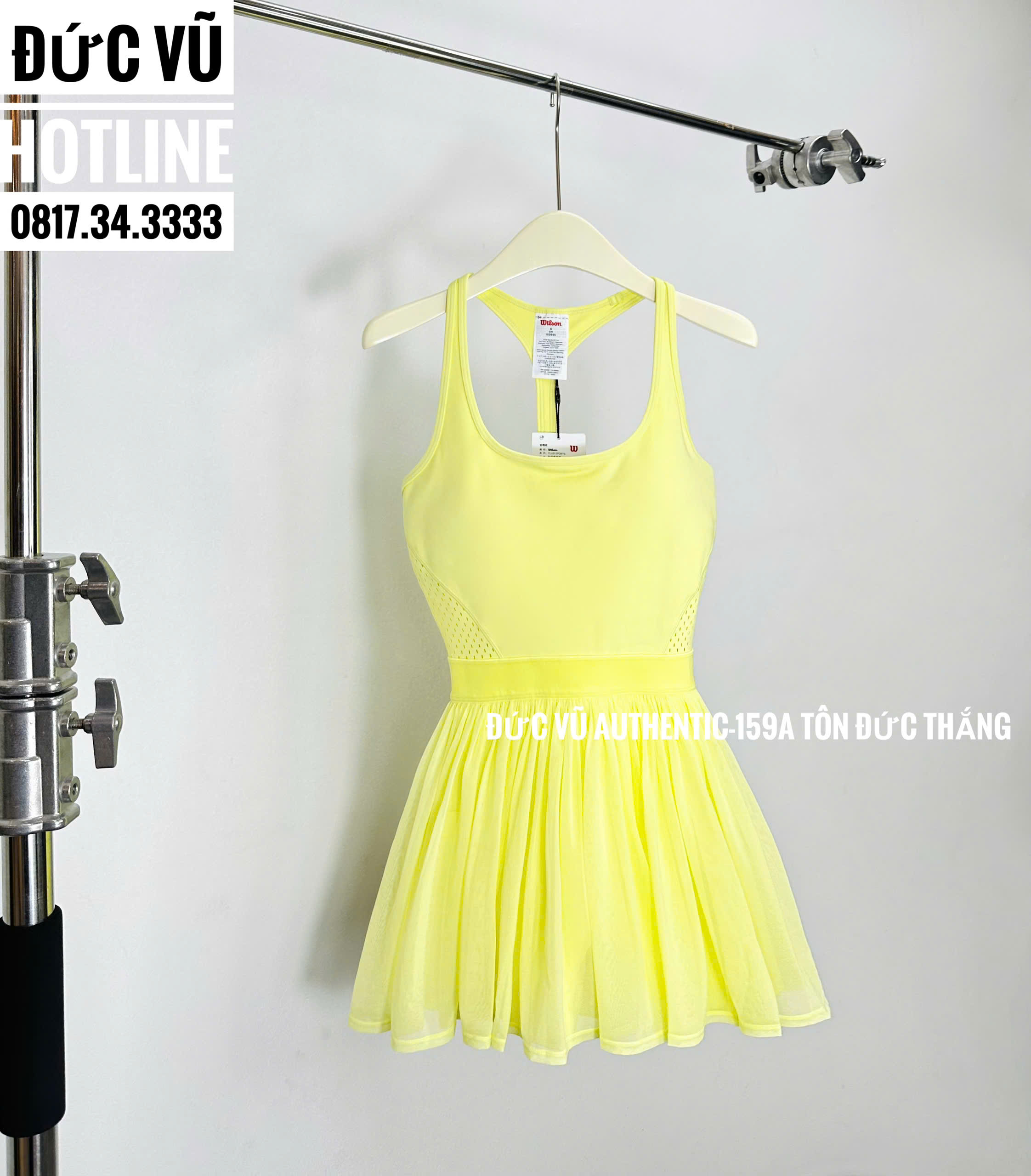 Váy Tennis Nữ Wilson Match Play – Neon Yellow