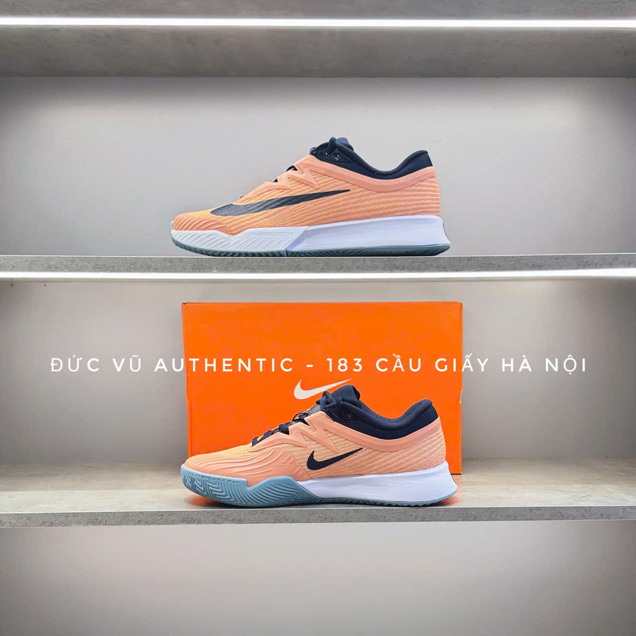 NikeCourt Air Zoom Vapor Pro 2 Peach/Black