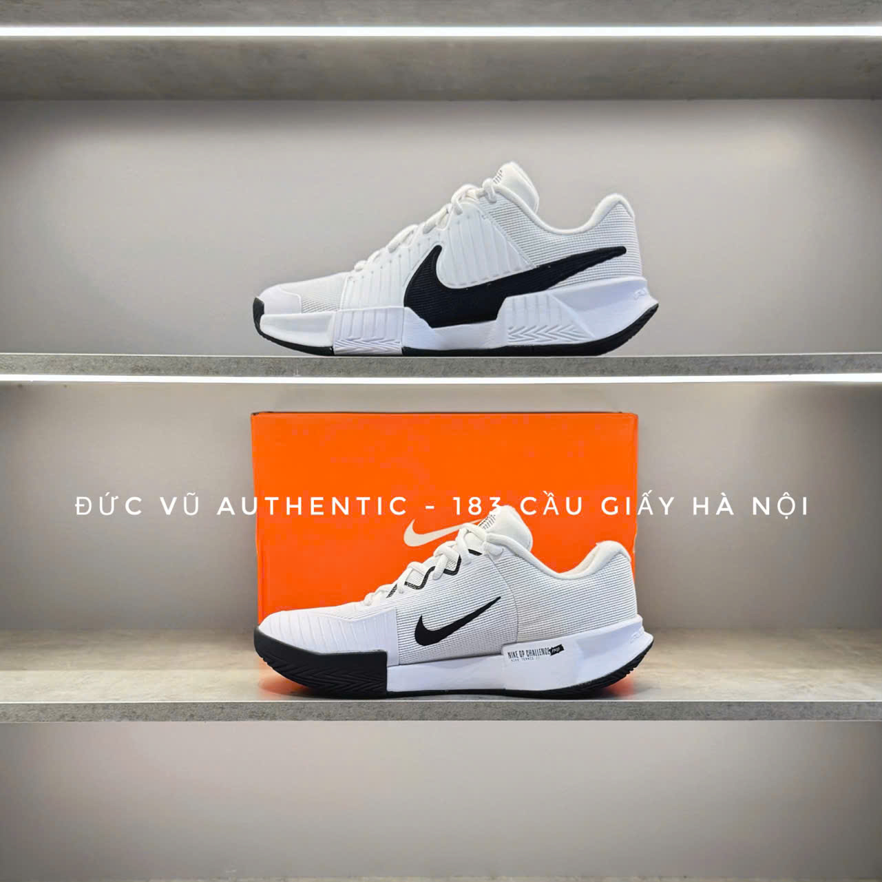 NikeCourt Air Zoom Vapor Cage 4 White/Black