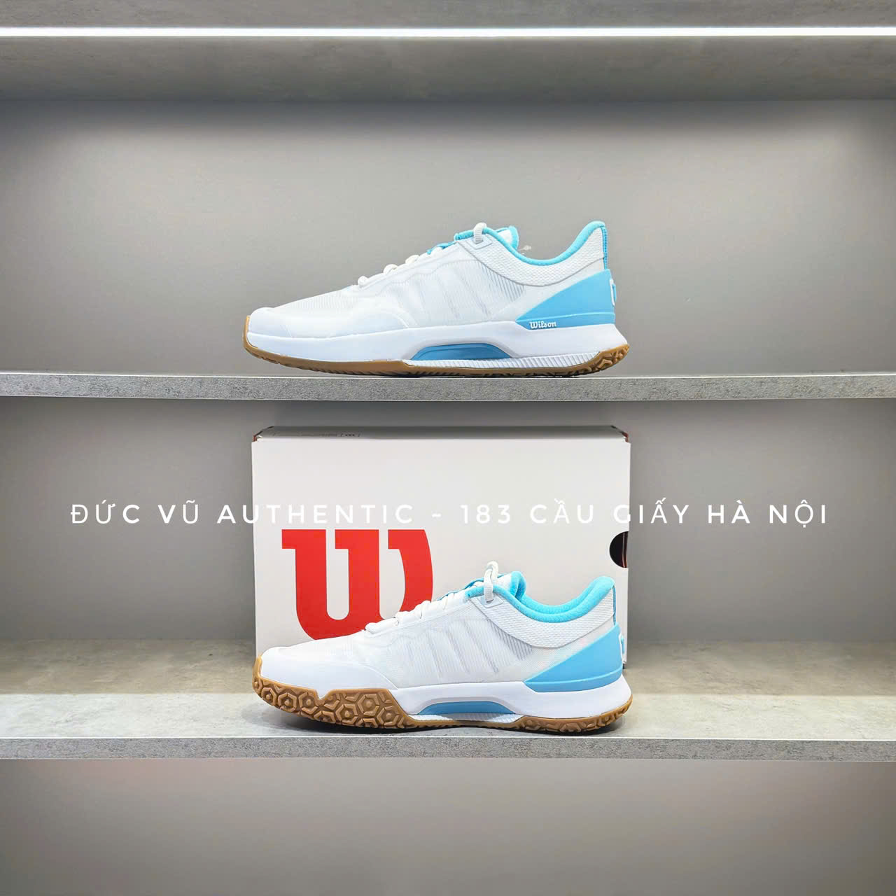 Wilson Kaos Swift 1.5 White/Sky Blue Gum Sole