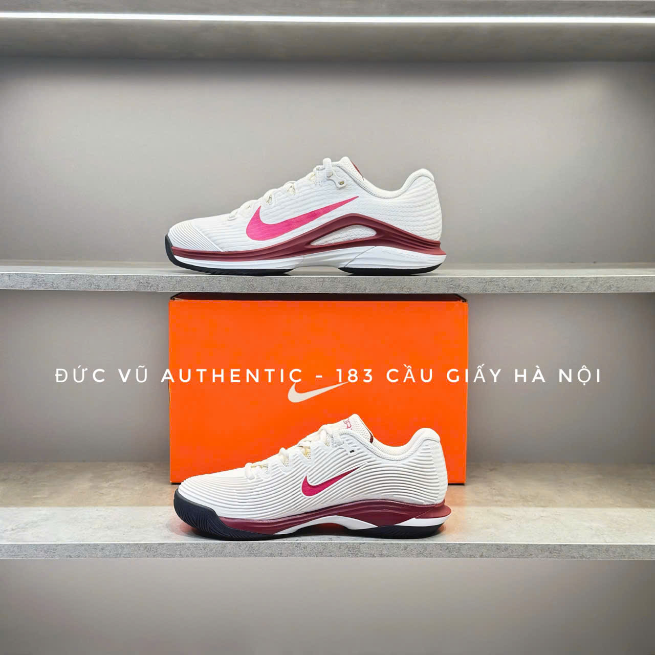 NikeCourt Zoom NXT White/Pink
