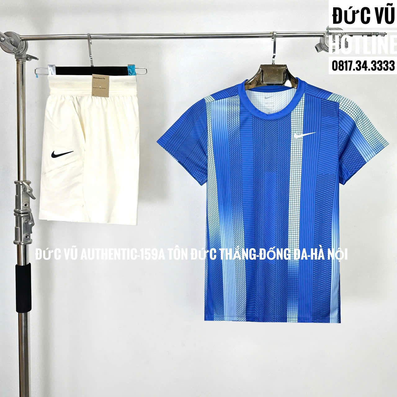 Set thể thao Nike xanh sọc trắng