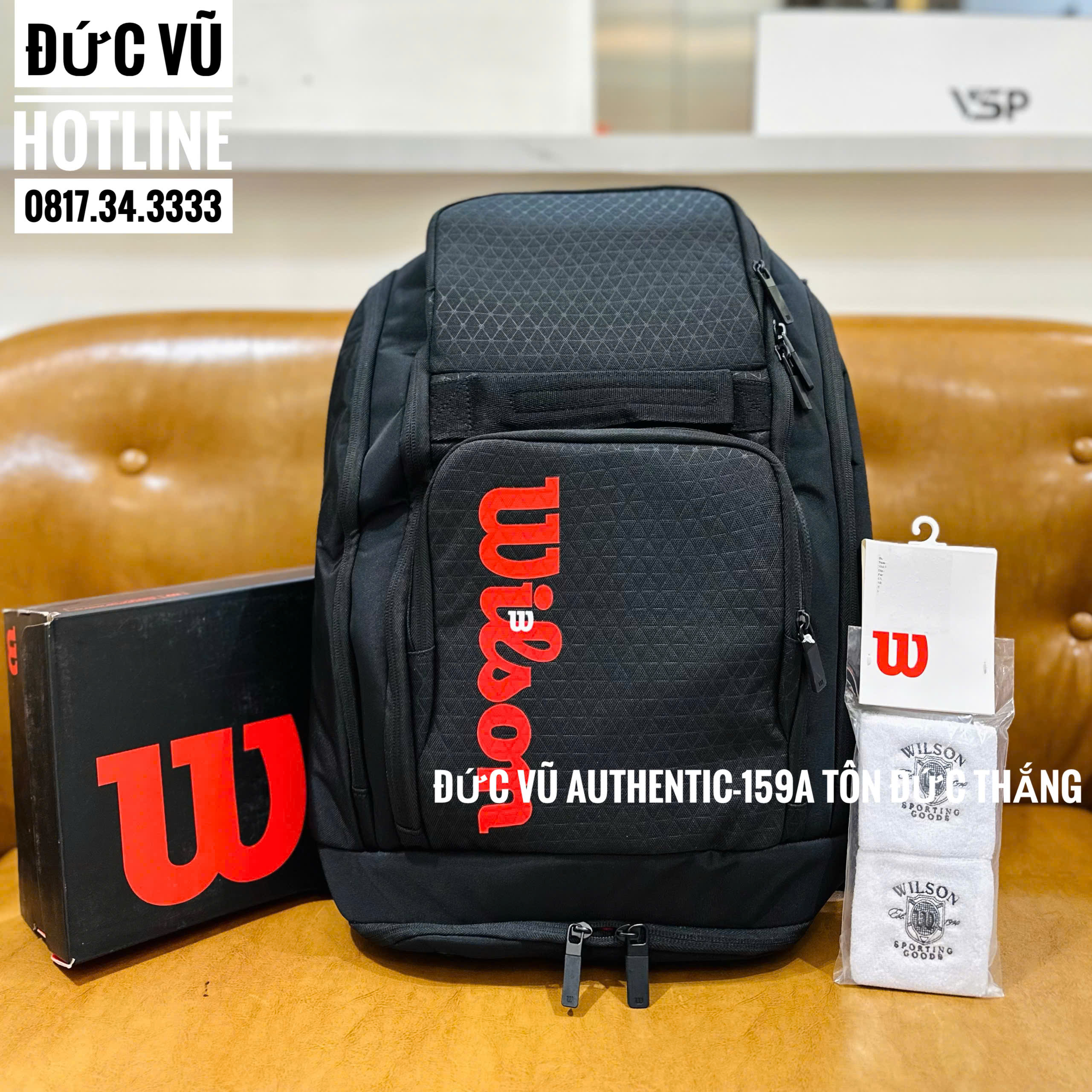 Combo Wilson Ultra Tour Black Edition – Balo