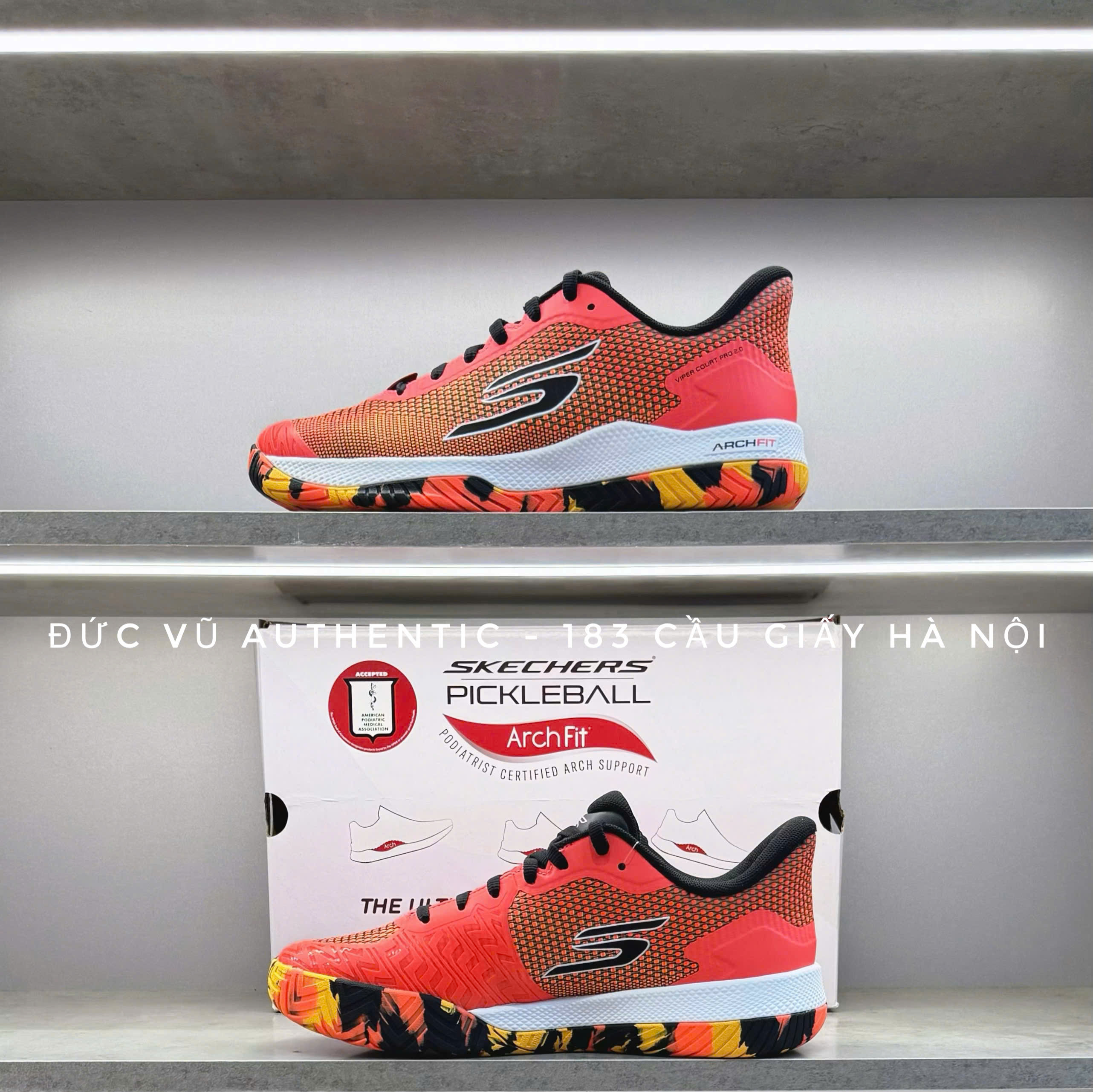 Giày Skechers Viper Court Pro Pickleball Arch Fit