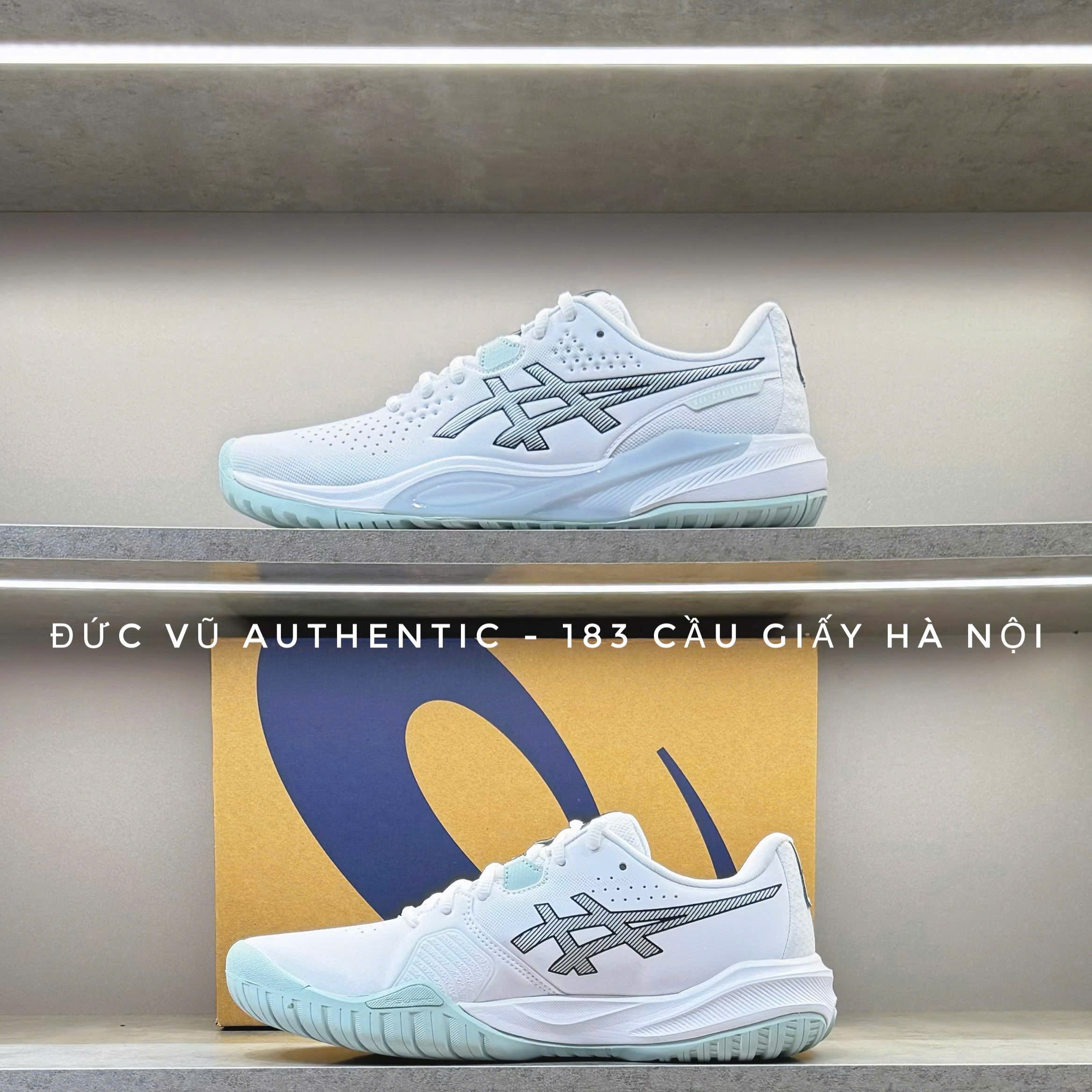 ASICS Gel-Resolution 9 (White/Light Mint)