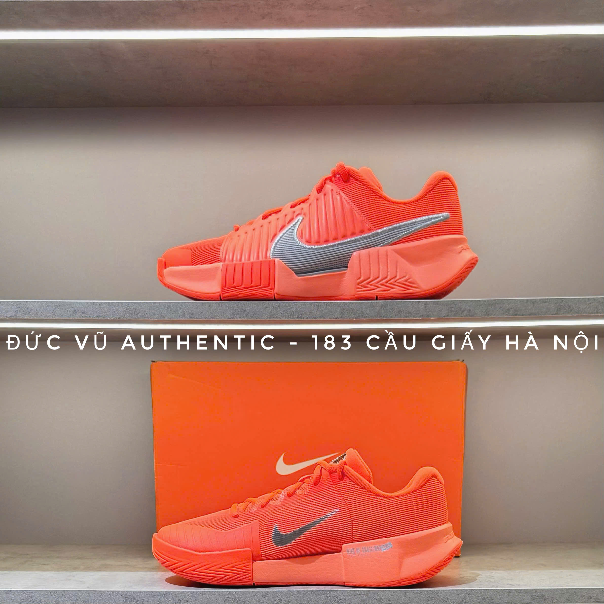 Nike GP Challenge 1 (Crimson Red / Silver Swoosh)