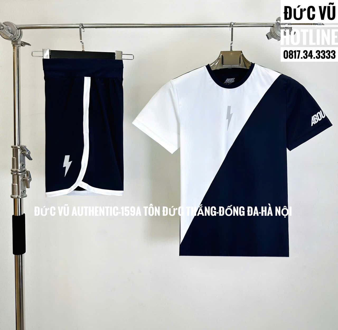 Set thể thao Hydro About Lightning Split – Navy Trắng