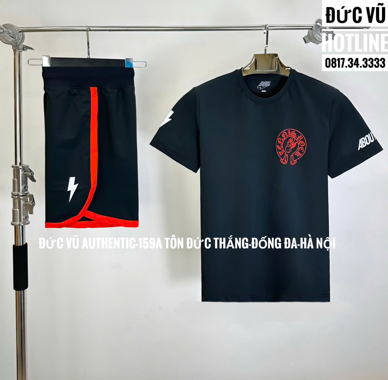 Set thể thao Hydro About Tennis Rock – Đen viền đỏ
