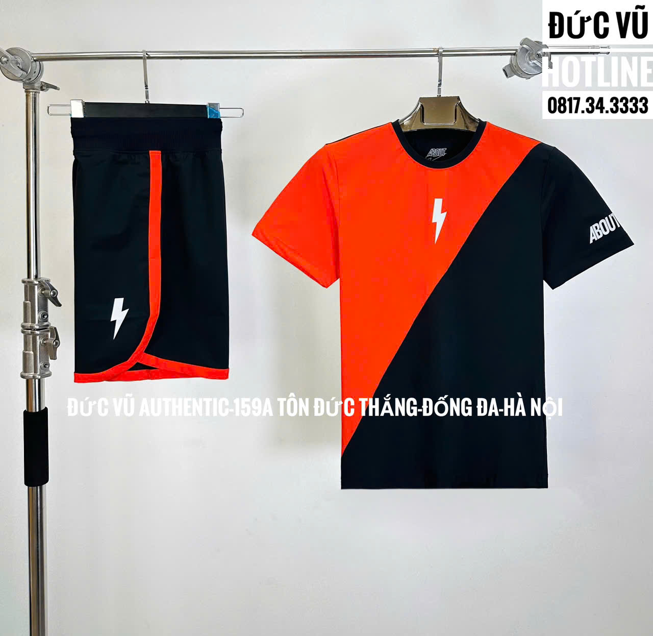 Set thể thao Hydro About Lightning Split – Đỏ đen