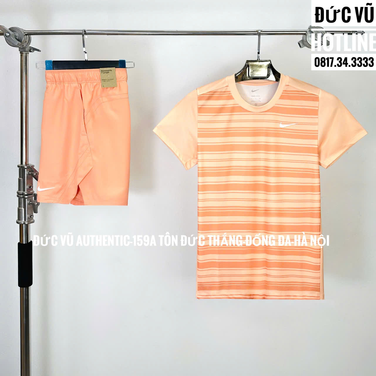 Bộ thể thao nam Nike Court Dri-FIT màu cam pastel
