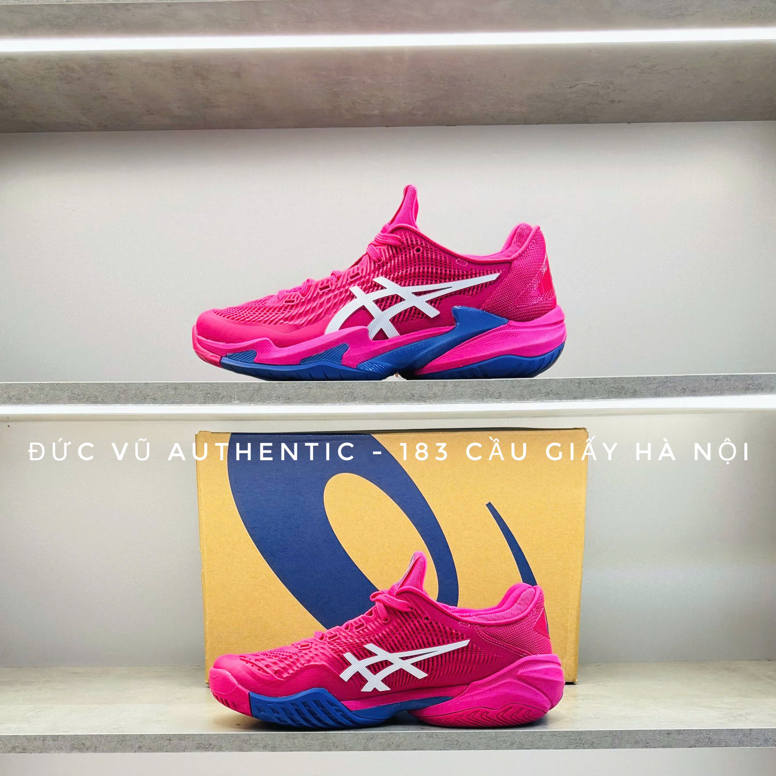 Giày thể thao Asics Court FF 3 màu hồng tím