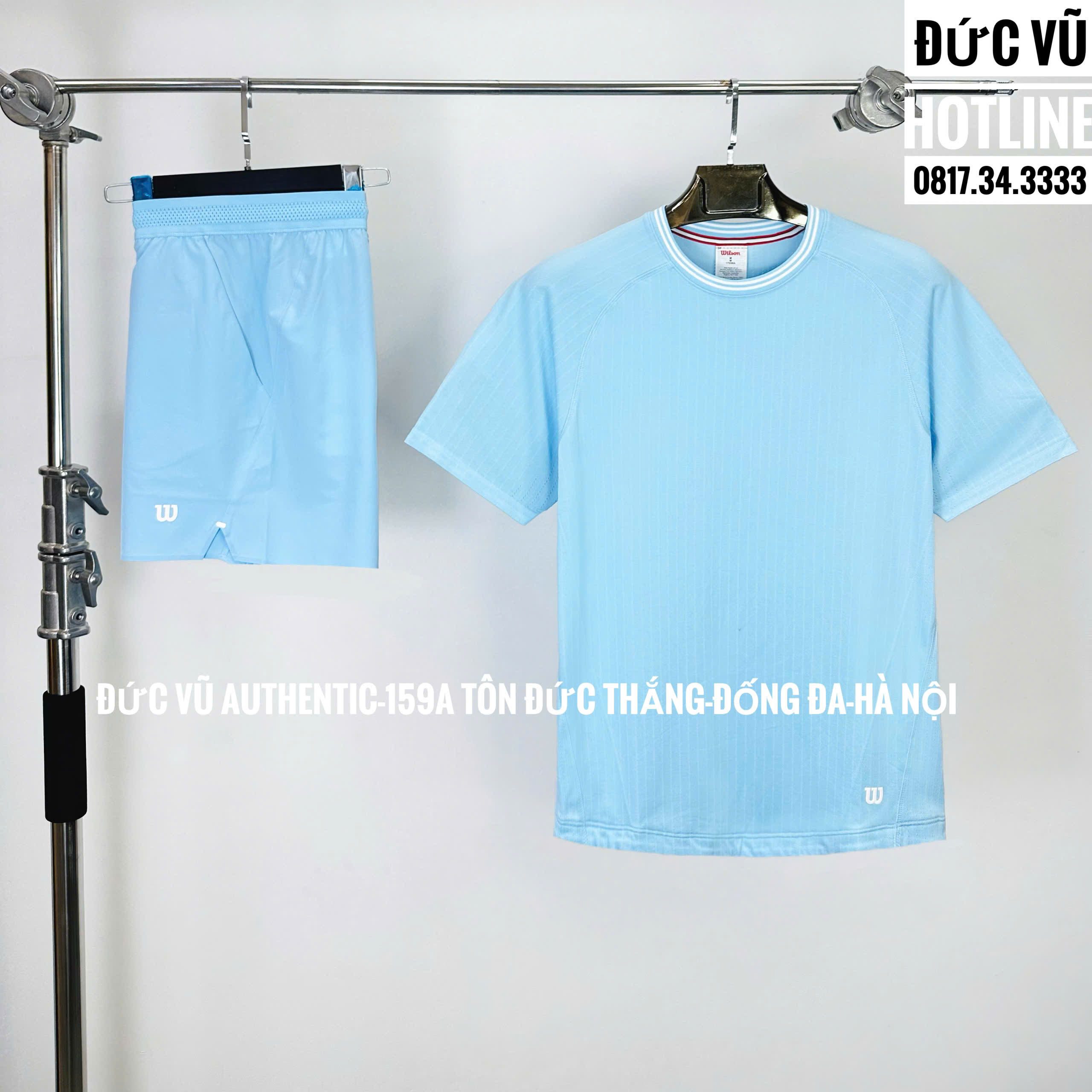Set thể thao nam Wilson màu xanh ngọc pastel