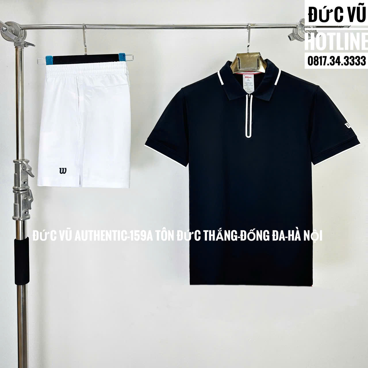 Set thể thao nam Wilson – áo polo cổ bẻ phối quần short
