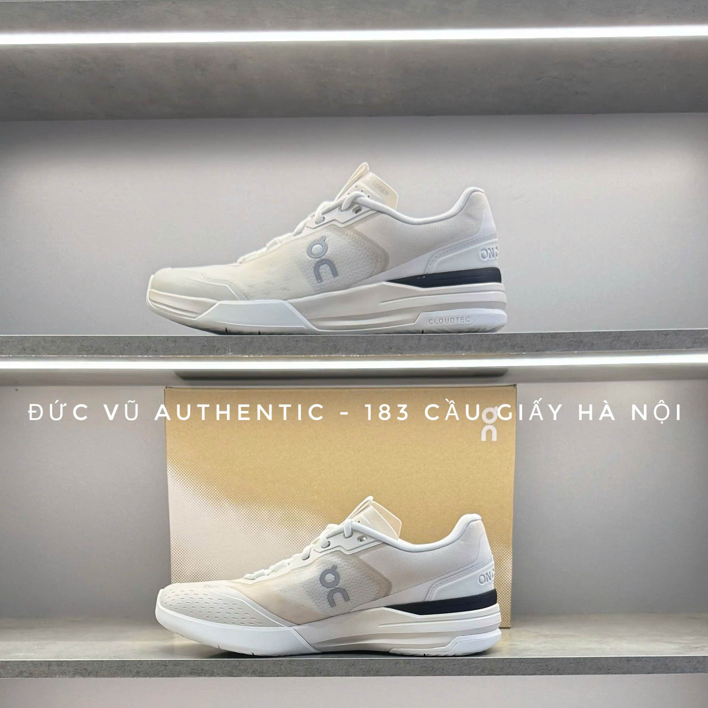 Giày On Running The Roger Clubhouse White – Công nghệ CloudTec