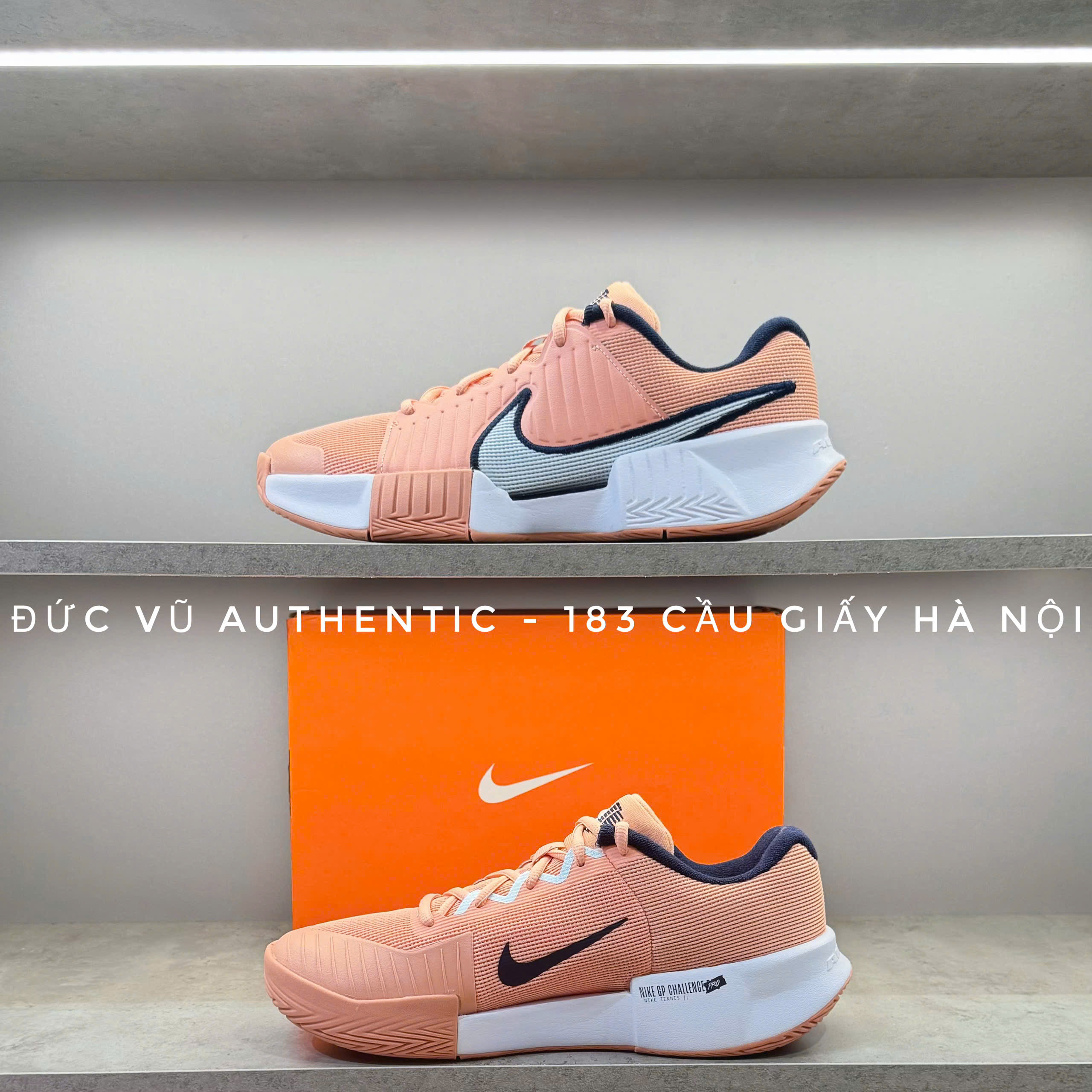 Giày thể thao Nike Zoom GP Challenge 1 – Màu Peach/Coral
