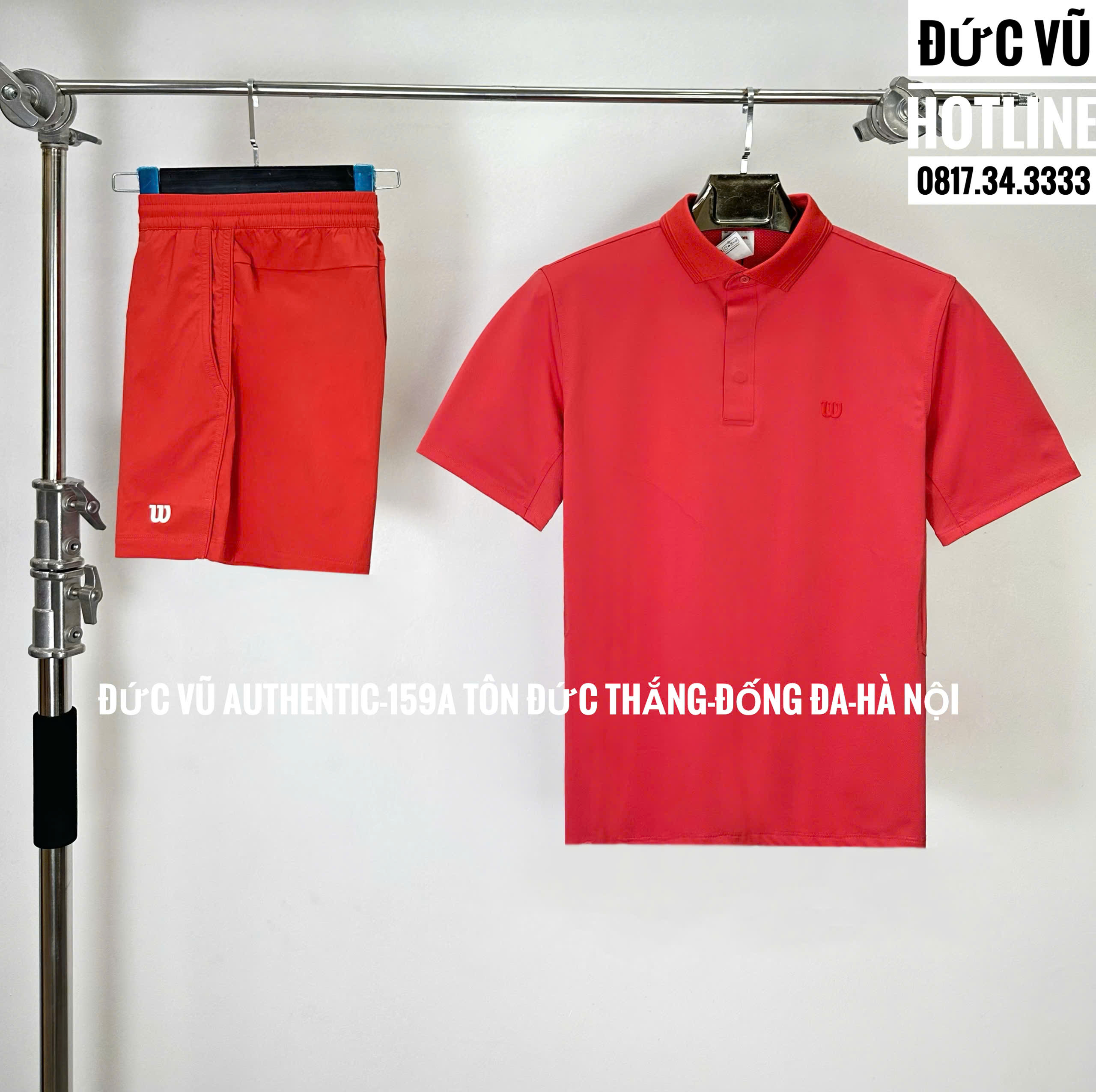 Set thể thao nam Wilson polo đỏ