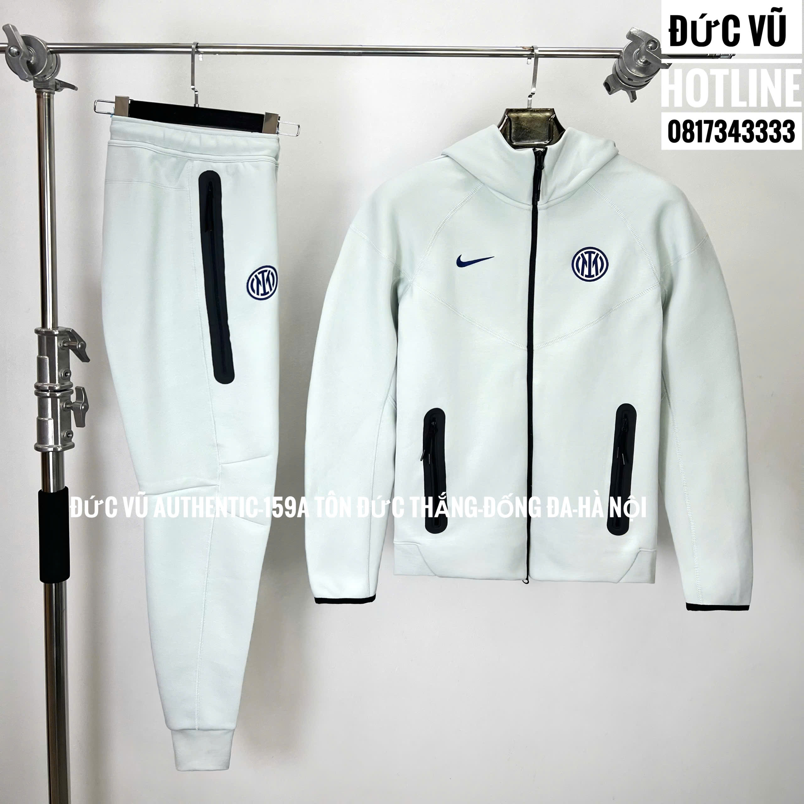Bộ  Inter Milan x Nike  màu trắng kem