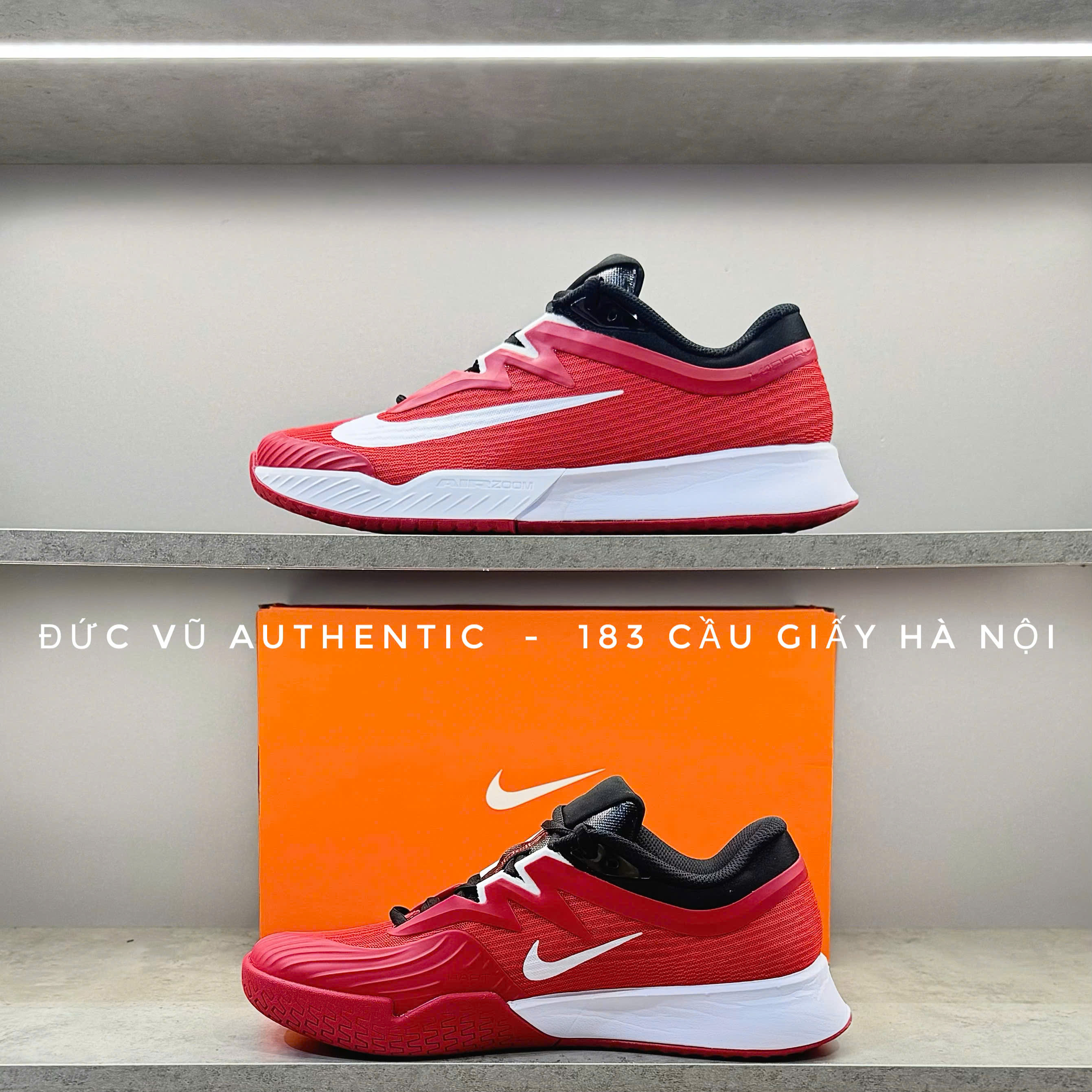 Giày Nike Court Air Zoom Vapor Pro 3 HC ‘University Red’ FZ2161-600