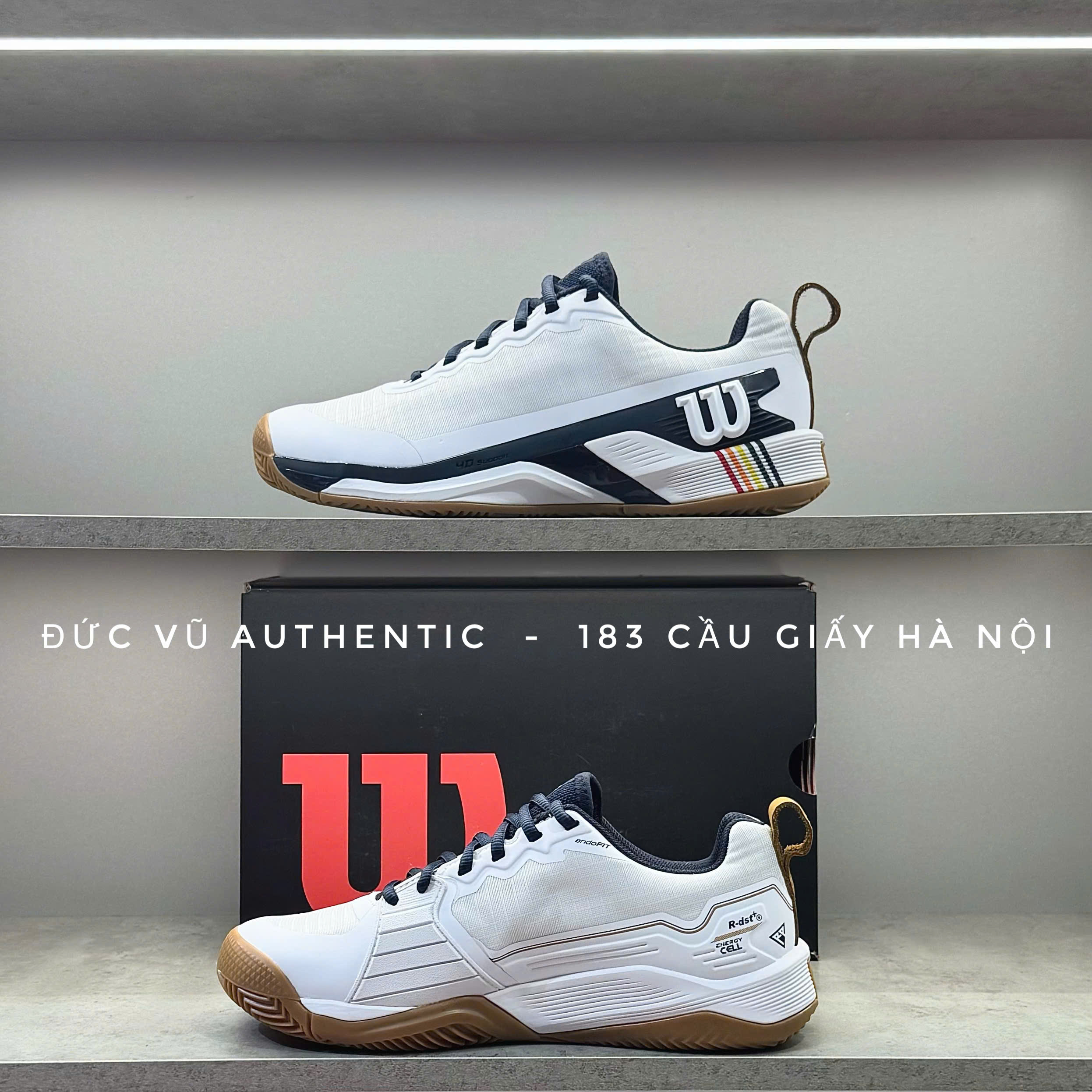 Giày thể thao WILSON Rush Pro 4.5 Clay ‘White’ WRS00809