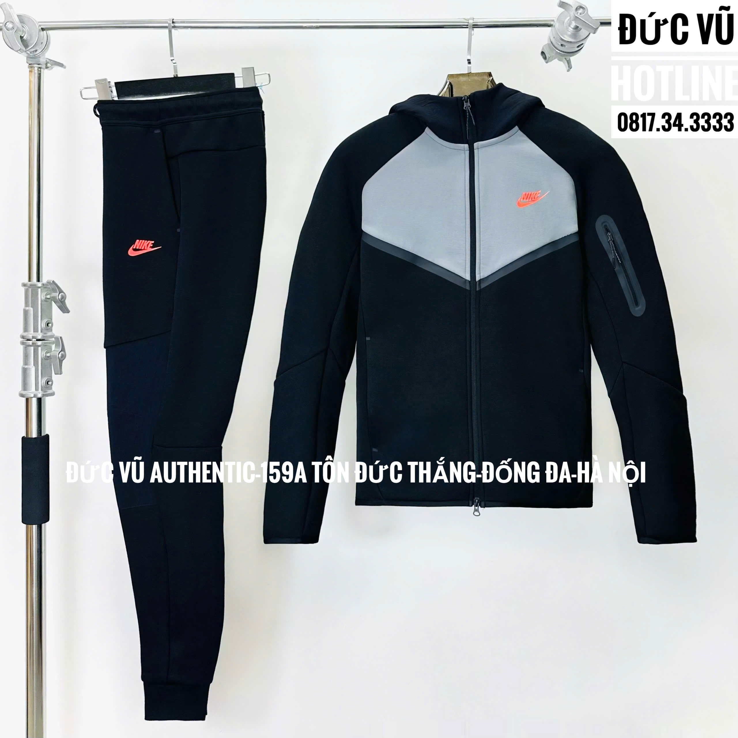 Bộ Nike Tech Fleece Full Zip Hoodie & Jogger Pants