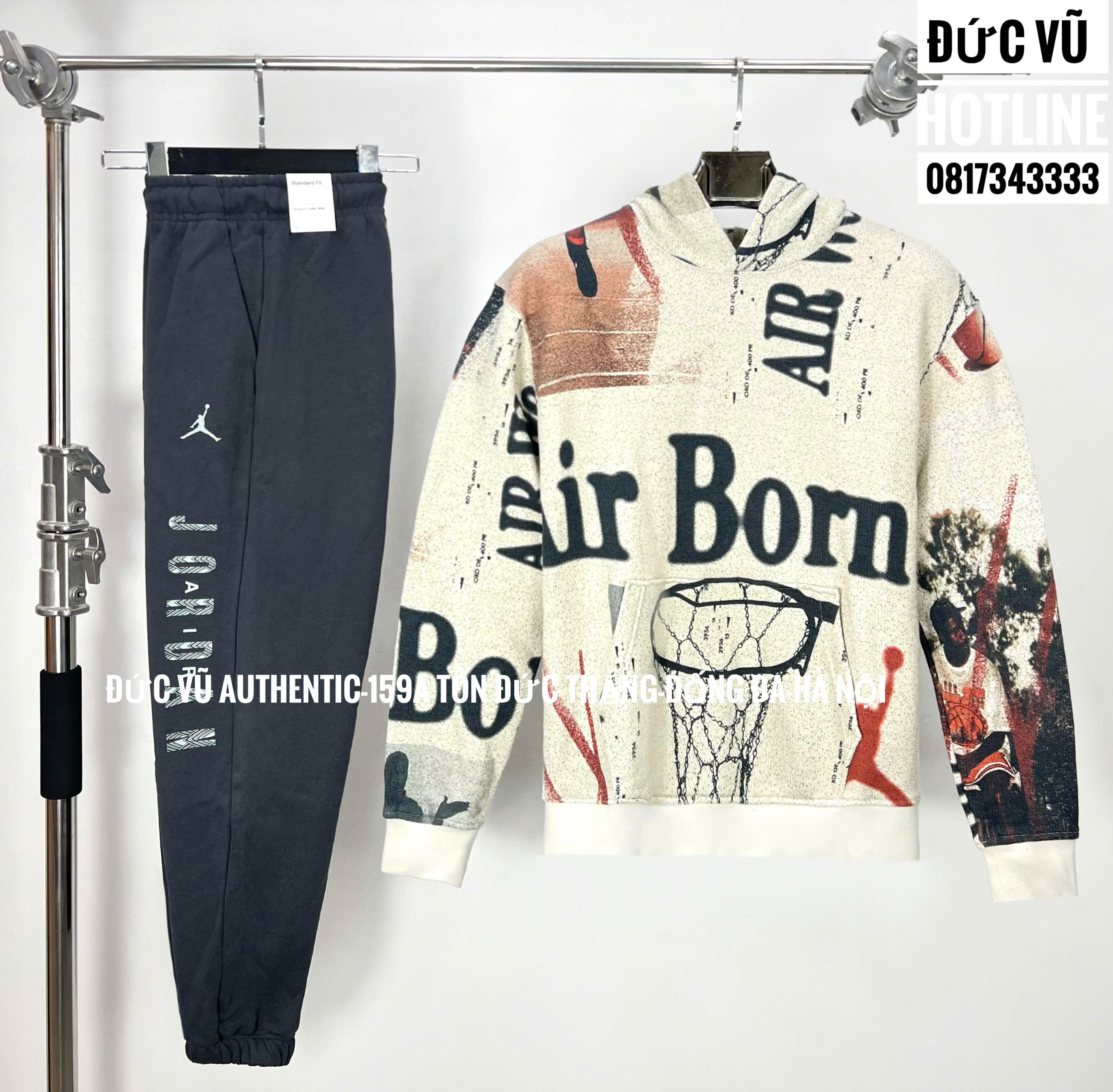 Set thể thao Jordan Air Born mùa đông