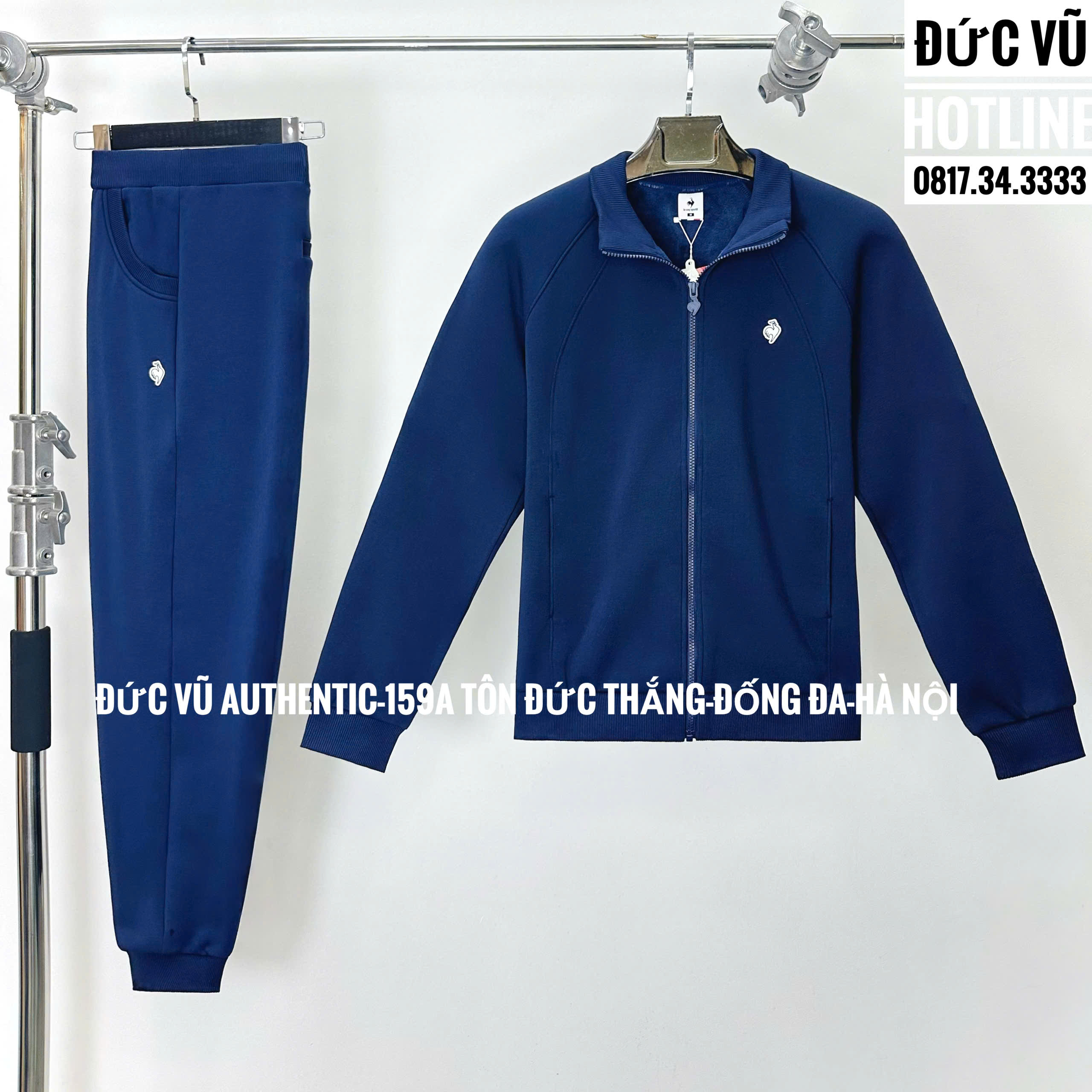 Set thể thao Le Coq Sportif Basic Track Suit – Màu Navy