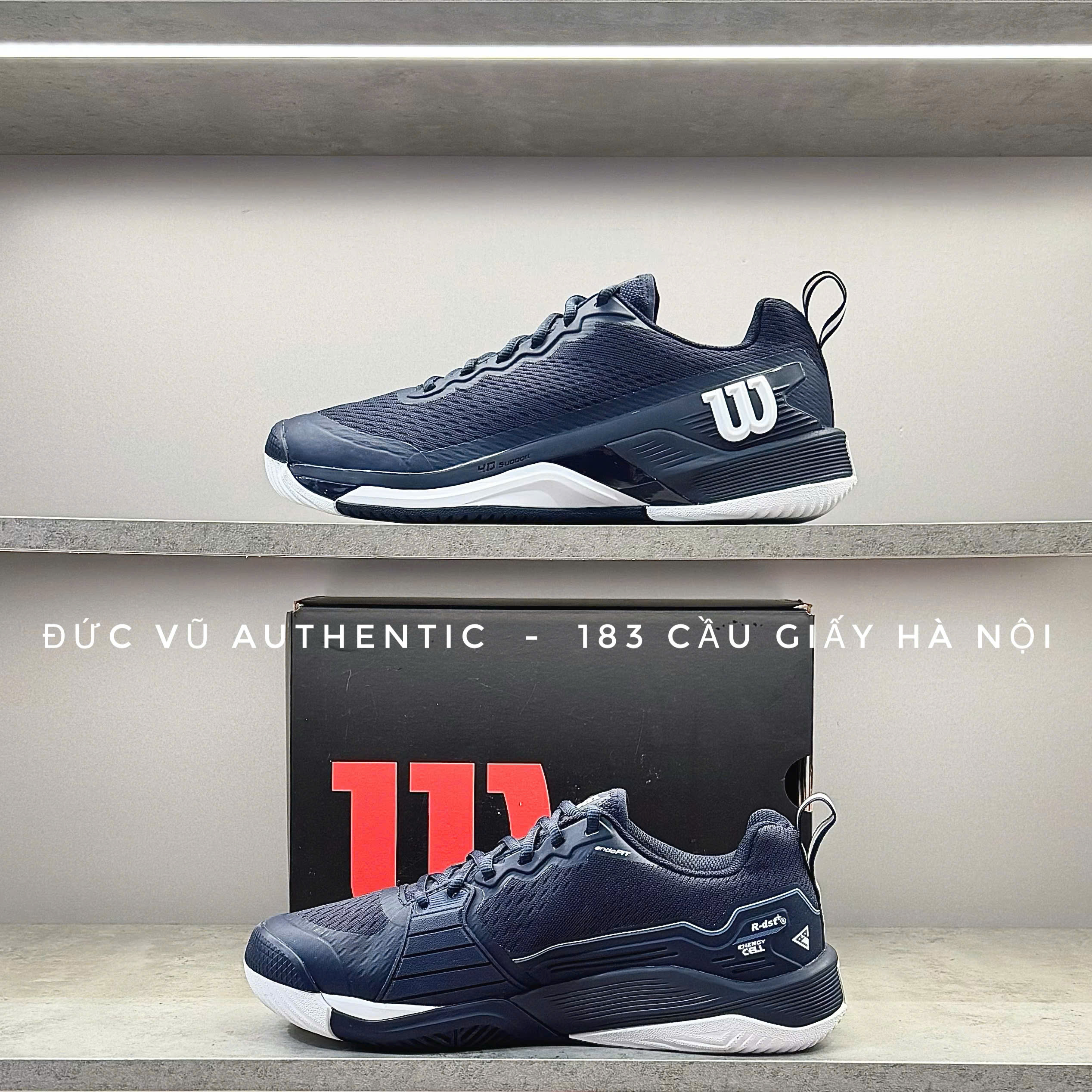 Wilson Rush Pro 4.0 xanh Navy